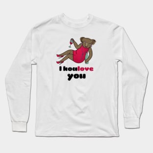 I koalove you - a funny cute koala Long Sleeve T-Shirt